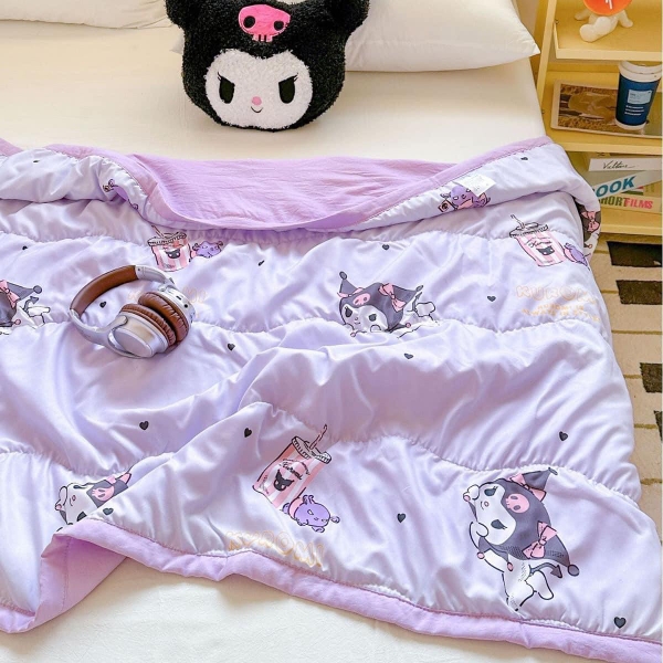 Chăn cotton Kuromi size 110x150cm
