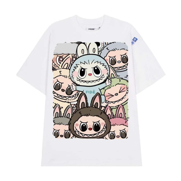 Áo phông cotton cộc tay Labubu 7 mẫu cho NGƯỜI LỚN