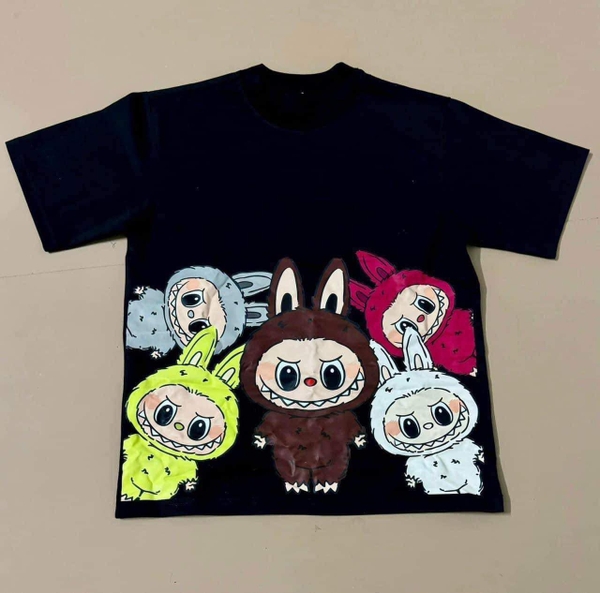 Áo phông cotton cộc tay Labubu 7 mẫu cho NGƯỜI LỚN