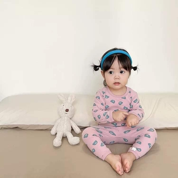 Bộ cotton xuất Hàn dài tay 22 mẫu cho bé