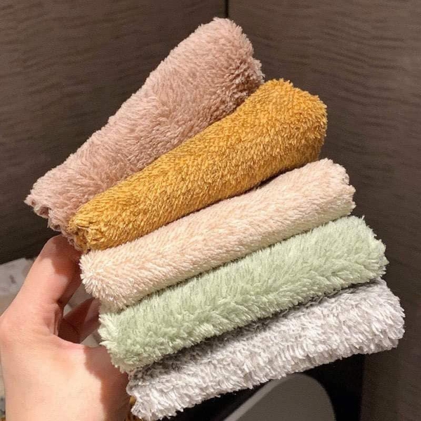 Set 5 khăn lau đa năng size 30x30cm