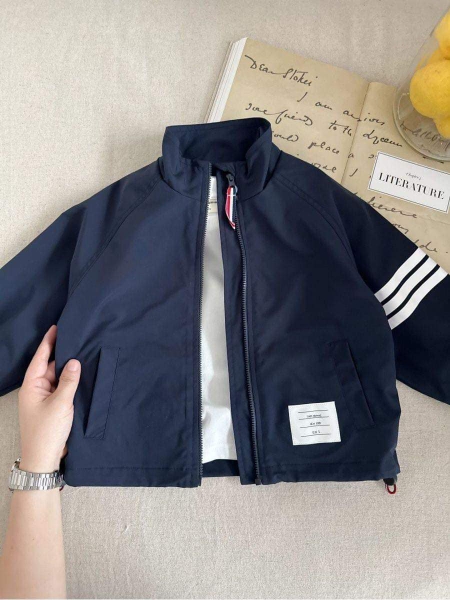 Áo khoác kaki 2 lớp 4 màu đen ghi, nâu, xanh navy, kem bo chun tay