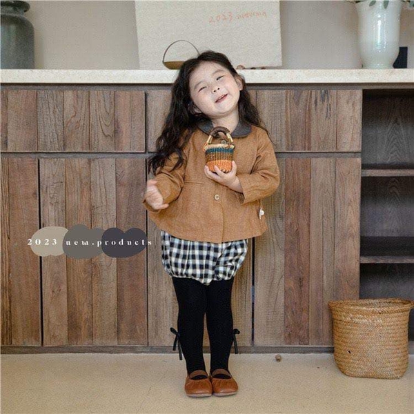 Quần tất len đính nơ 8 màu cho bé