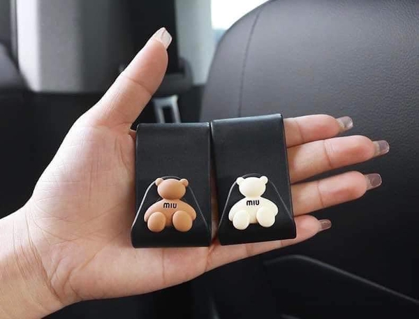 Set 2 móc treo gài ô tô