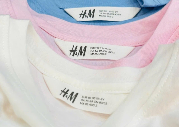 Áo cotton H&M dài tay mẫu Elsa Anna, Minnie, Unicorn...