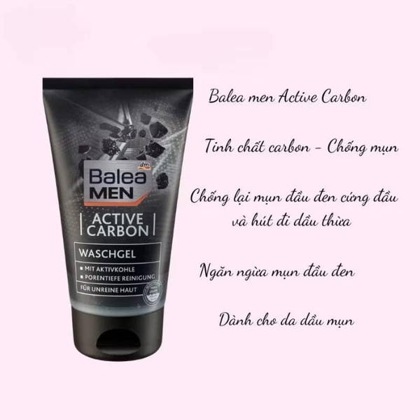 Sữa rửa mặt Balea Men WaschGel FRESH