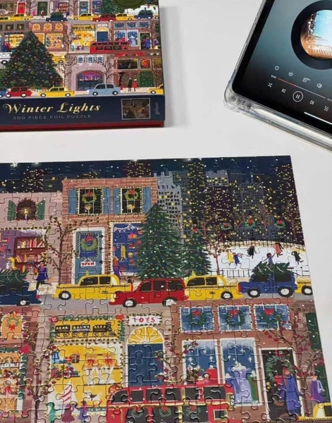 Ghép hình Mideer Puzzle Giáng Sinh Winter Lights 500pcs