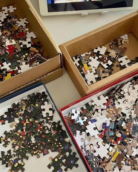 Ghép hình Mideer Puzzle Giáng Sinh Winter Lights 500pcs