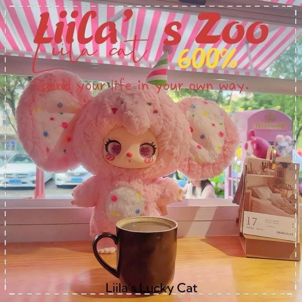 Gấu bông Baby Three Liila's Zoo 600%