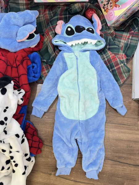 Body lông Primark dư xịn mẫu Chó đốm, gấu Pooh, Spiderman, Stich