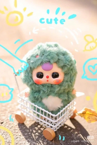 Blind box Baby Three V3 MINI Animal Party Big Cute Plush Series Art Toy SET 8