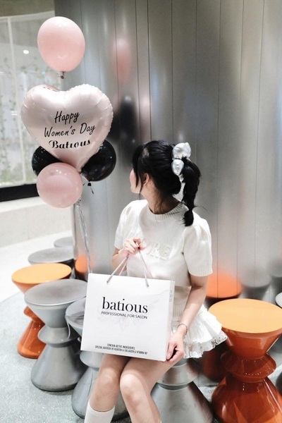 Set kem ủ tóc Batious 500ml kèm mũ ủ tóc điện 2 màu