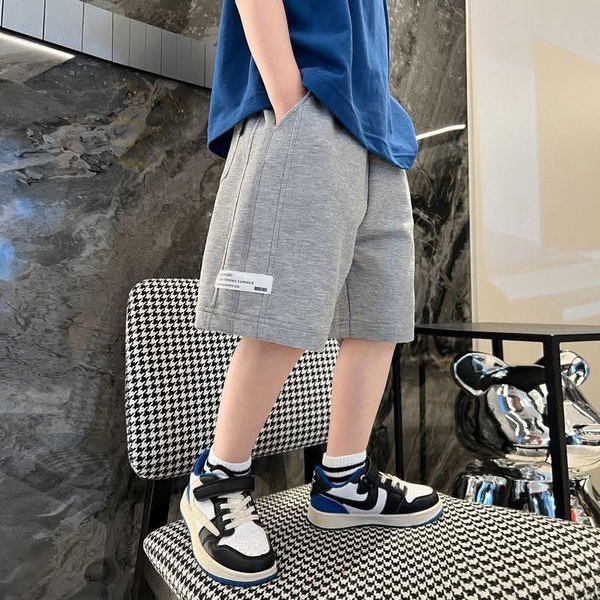 Quần short lửng cotton da cá 4 màu ghi, tím, đen, trắng West.52 Brooklyn