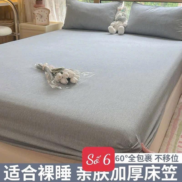 Set ga gối 1 ga + 2 vỏ gối 15 mẫu chất đũi