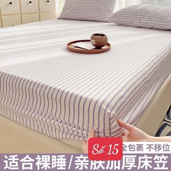 Set ga gối 1 ga + 2 vỏ gối 15 mẫu chất đũi