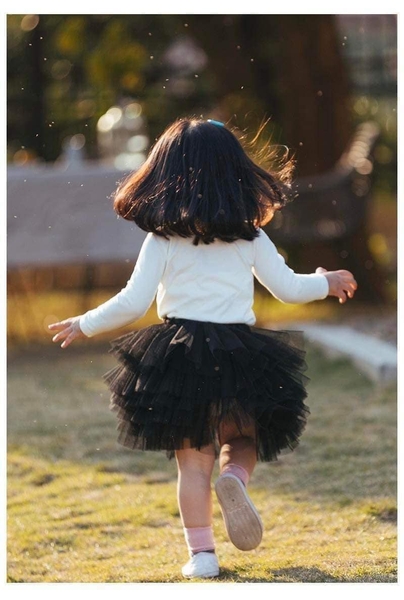 Chân váy tutu voan tầng dáng ngắn 6 màu