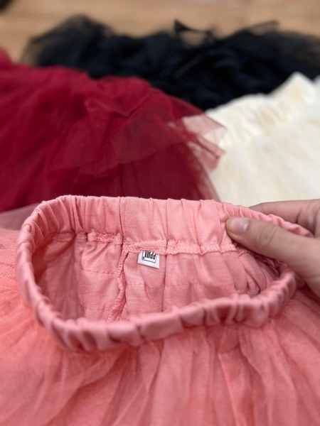 Chân váy tutu voan tầng dáng ngắn 6 màu