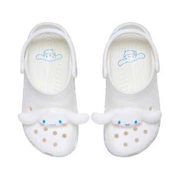 Dép sục crocs Cinnamoroll màu TRẮNG XANH cho bé
