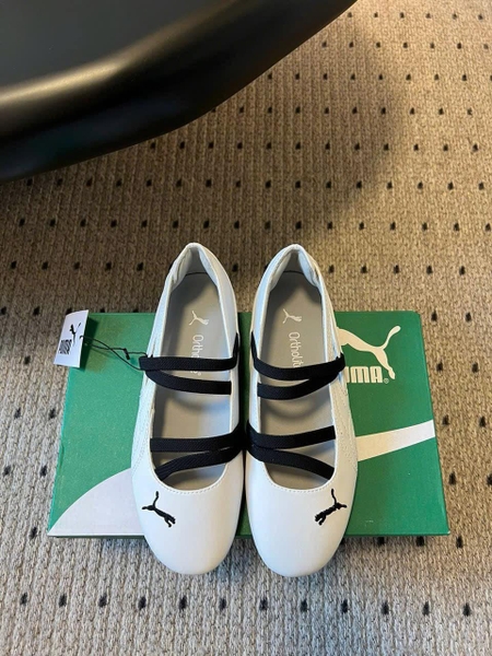Giày búp bê Puma Sport Ortholite 2 màu đen, bạc