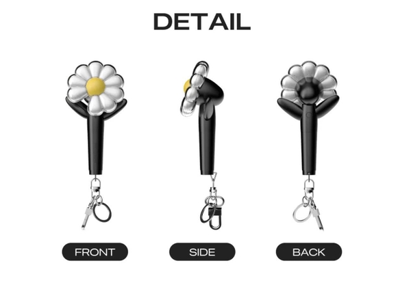 Móc khoá Mini Light Keyring Hoa Cúc G-Dragon