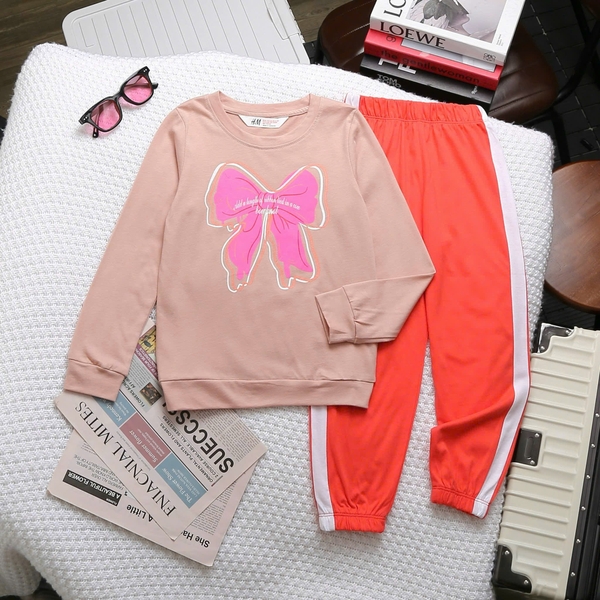 Bộ cotton dài tay thu đông hãng H&M 7 mẫu bé gái