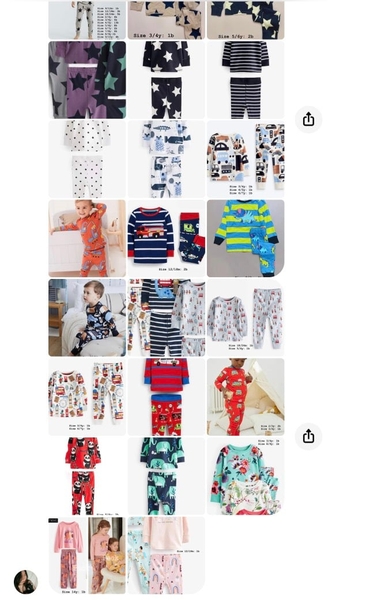 Bộ cotton dài tay hãng Next thu đông nhiều mẫu bé trai bé gái