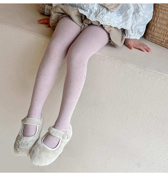 Quần tất bling đính đá 4 màu trắng, đen, hồng, nâu cho bé