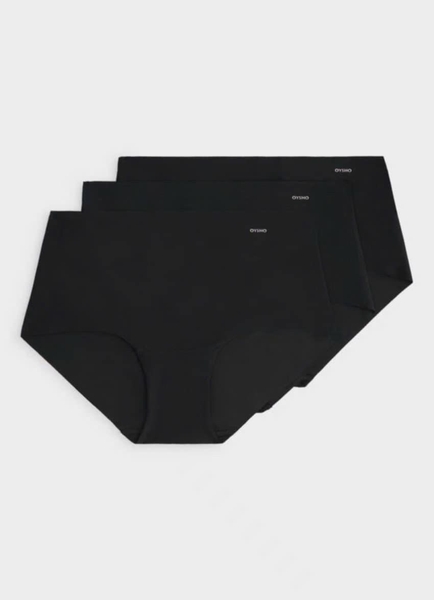 Set 3 quần chip đúc su màu ĐEN Nhật OYSHO