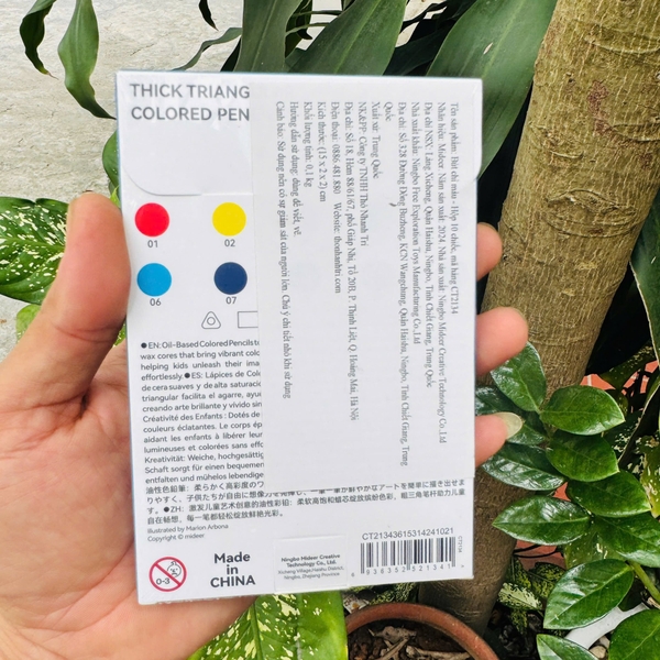 Hộp 10 bút chì màu Mideer