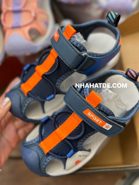 Sandal Future bít mũi chân 3 màu cho bé