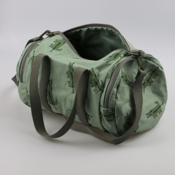 Túi Zara cá sấu Green Coolcodrilo Printed Bowling Bag Crossbody