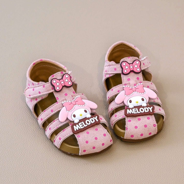 Sandal rọ mẫu Melody màu hồng cho bé