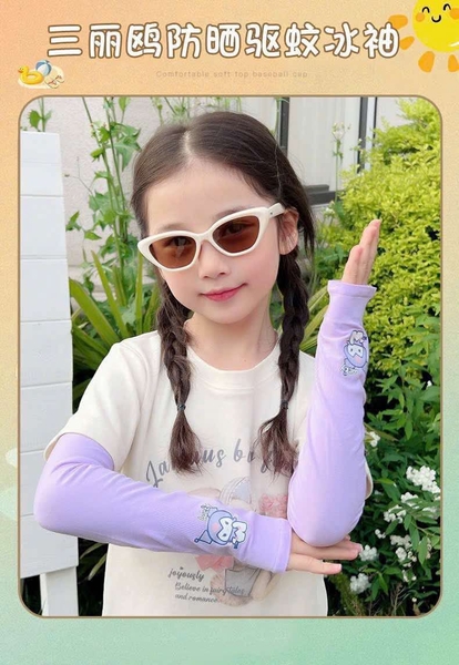 Combo 2 đôi găng tay chống nắng mẫu Kuromi, Cinnamoroll, Melody