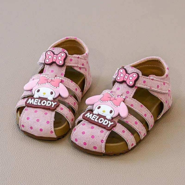 Sandal rọ mẫu Melody màu hồng cho bé