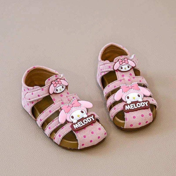 Sandal rọ mẫu Melody màu hồng cho bé