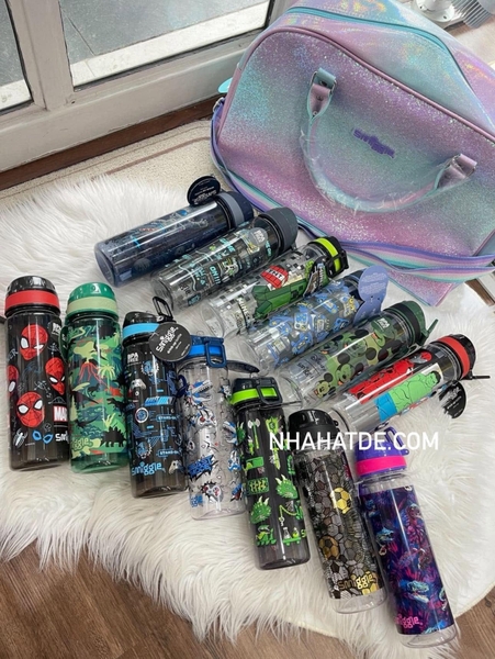 Bình nước nhựa TO 750ml hãng SMIGGLE nhiều mẫu cho bé
