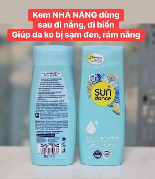 Kem nhả nắng Sun Dance after sun lotion