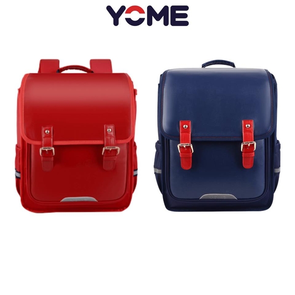 Balo YOME chống gù 2 màu xanh, đỏ