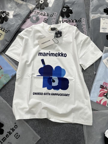 Áo phông cộc tay nhiều hình xuất Hàn Marimekko cho nữ