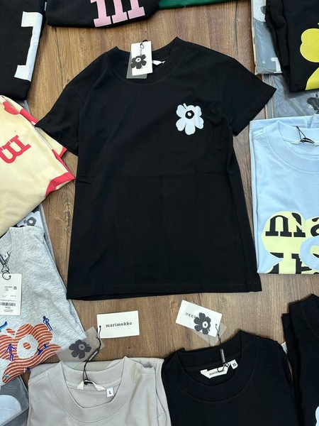 Áo phông cộc tay nhiều hình xuất Hàn Marimekko cho nữ