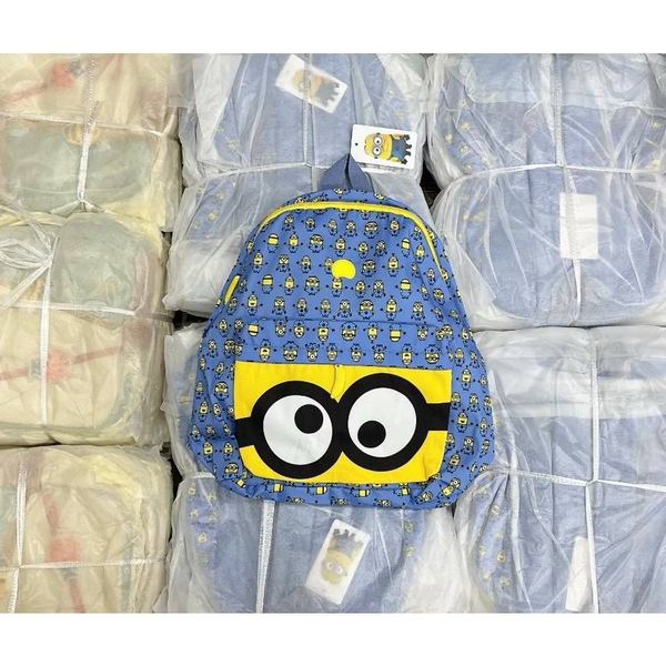 Balo Minion size 40,5x31x21cm màu xanh vàng