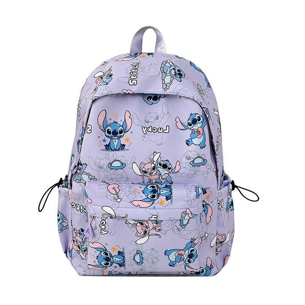 Balo vải dù Stitch 30x40x13cm 4 màu