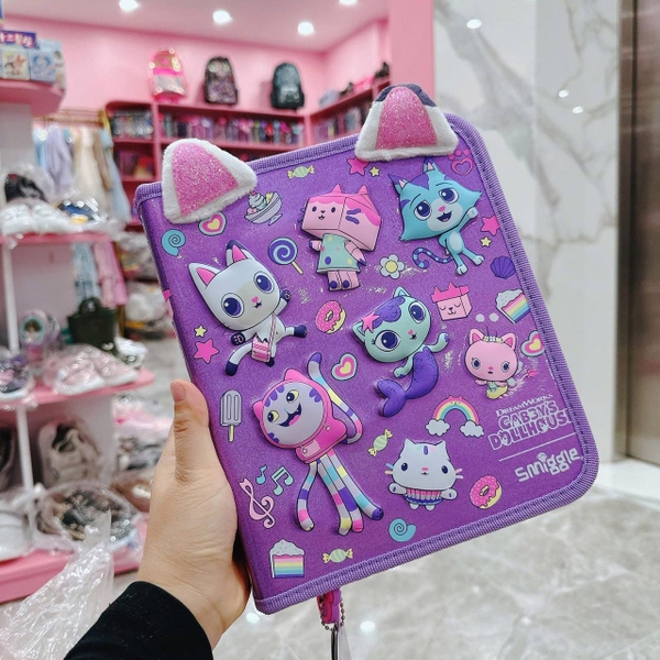 Túi dụng cụ học tập Smiggle 43 chi tiết chủ đề Marvel, Mine Craft, Spiderman, Minnie...