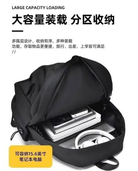 Balo vải Lining 2 màu đen, trắng size 44x30x16cm