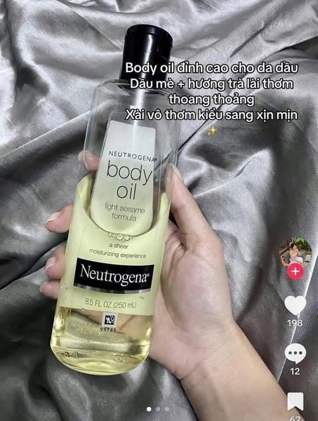 Dầu dưỡng thể body oil Neutrogena 250ml
