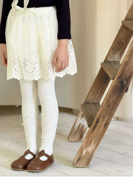 Quần tất len đính nơ 8 màu (M1 - M4)