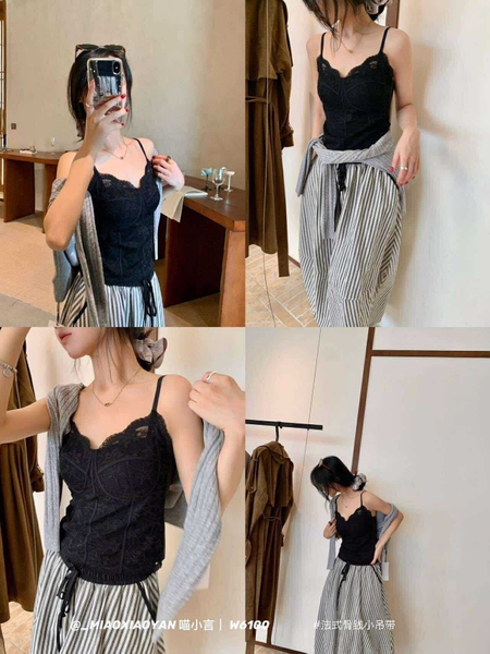 Áo bra ren kèm đệm ngực 4 màu