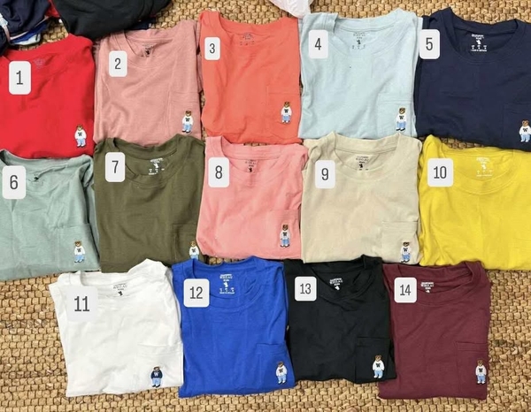 Áo thun cotton thun cổ tròn Who.a.u kids nhiều màu