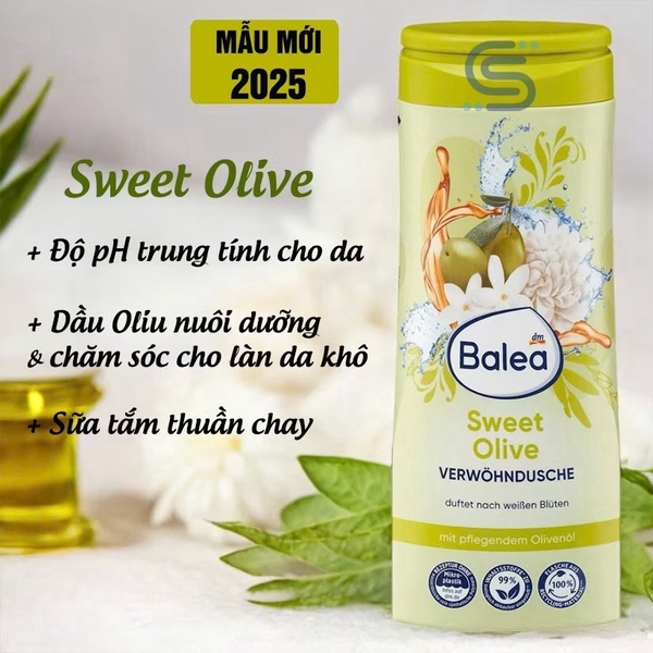 Sữa tắm dạng gel, dạng kem Balea 300ml cho nữ nhiều mùi