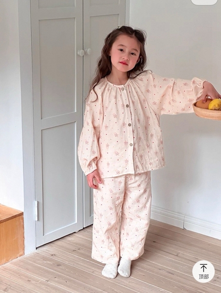 Bộ ngủ dài tay SIZE 90-150 xô đũi Ambb Kids 5 màu cho bé
